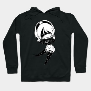 Chibi 2B - no skirt Hoodie